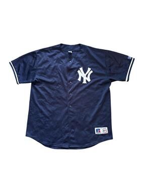 Vintage Russell Athletic MLB New York Yankees Baseball Jersey Men’s Size 2XL